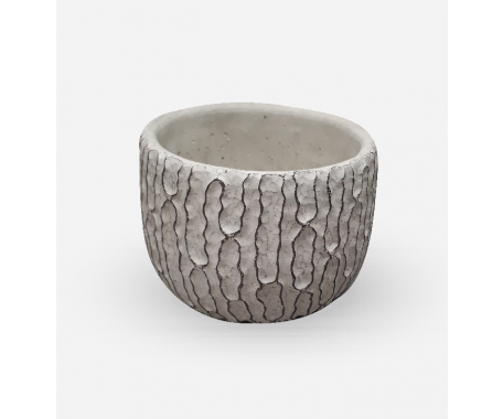 Ceramic Clay Round White 10x12